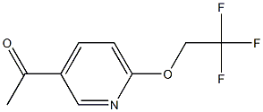 1-(6-(2,2,2-trifluoroethoxy)pyridin-3-yl)ethanone|