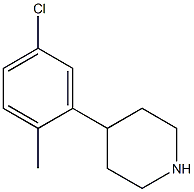 4-(5-chloro-2-methylphenyl)piperidine Structure