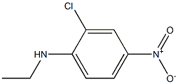 2-chloro-N-ethyl-4-nitroaniline Struktur