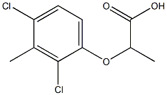 2-(2,4-ジクロロ-m-トリルオキシ)プロピオン酸 化学構造式