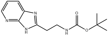 2-(3H-咪唑[4,5-B]并吡啶-2-基)乙基氨基甲酸正丁酯, 1269293-39-1, 结构式