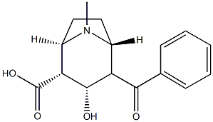 苯甲酰爱康宁, , 结构式