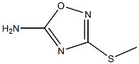 3-METHYLSULFANYL-[1,2,4]OXADIAZOL-5-YLAMINE, , 结构式