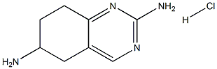 5,6,7,8-Tetrahydro-quinazoline-2,6-diaMine hydrochloride Structure