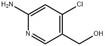 (6-aMino-4-chloropyridin-3-yl)Methanol, 1805511-86-7, 结构式