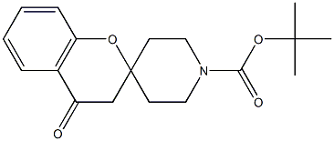 tert-butyl 4-oxospiro[chroMan-2,4'-piperidine]-1'-carboxylate Struktur