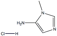 1-Methyl-1H-iMidazol-5-aMine hydrochloride Struktur