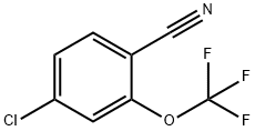 4-氯-2-(三氟甲氧基)苯腈, 1261878-30-1, 结构式