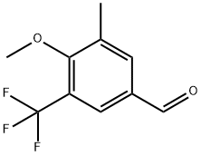 4-Methoxy-3-Methyl-5-(trifluoroMethyl)benzaldehyde, 97% Struktur