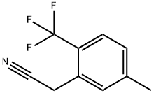 5-Methyl-2-(trifluoroMethyl)phenylacetonitrile, 97% Struktur
