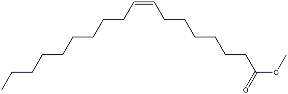 8顺-十八碳一烯酸甲酯 结构式
