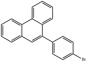 9-(4-broMophenyl)phenanthrene Structure