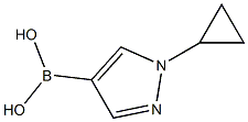 1-Cyclopropyl-1H-pyrazole-4-boronic acid Structure
