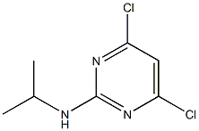 (4,6-Dichloro-pyriMidin-2-yl)-isopropyl-aMine,,结构式