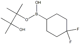 4,4-Difluorocyclohexylboronic Acid Pinacol Ester Struktur