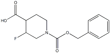 1-(benzyloxycarbonyl)-3-fluoropiperidine-4-carboxylic acid