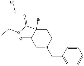 ethyl 1-benzyl-4-broMo-3-oxopiperidine-4-carboxylate hydrobroMide