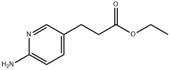 3-(6-氨基-吡啶-3-基)丙酸乙酯, 666721-07-9, 结构式