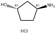 (1S,3S)3aMinocyclopentan1ol hydrochloride Struktur