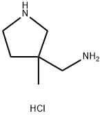 (3-Methylpyrrolidin-3-yl)MethanaMine dihydrochloride Struktur