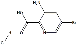 3-AMino-5-broMopyridine-2-carboxylic acid hydrochloride Structure