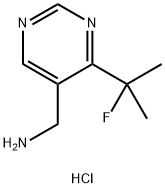 4-(2-氟-2-丙基)-5-(氨甲基)嘧啶二盐酸盐, 1799579-77-3, 结构式