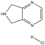 6,7-Dihydro-5H-pyrrolo[3,4-b]pyrazine Hydrochloride Structure