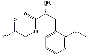 R-(2-甲氧基)苯丙酰甘氨酰胺, , 结构式