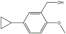 (5-cyclopropyl-2-Methoxyphenyl)Methanol Struktur