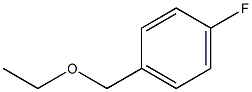 1-乙氧甲基-4-氟苯 结构式