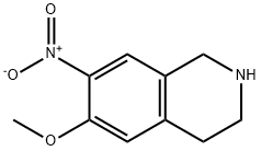 6-Methoxy-7-nitro-1,2,3,4-tetrahydro-isoquinoline Structure