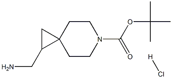 tert-Butyl 1-(aMinoMethyl)-6-azaspiro[2.5]octane-6-carboxylate hydrochloride Structure