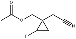 (1-(CyanoMethyl)-2-fluorocyclopropyl)Methyl acetate Struktur
