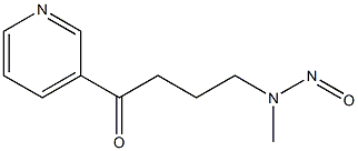 4-(MethylnitrosaMino)-1-(3-pyridyl)-1-butanone (1.0 Mg/ML in Methanol) Structure