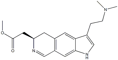 (R)-(3-(2-(DiMethylaMino)ethyl)-5,6-dihydro-1H-pyrrolo[3,2-g]isoquinolin-6-yl)Methyl Acetate Structure