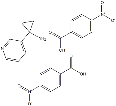 1-Pyridin-3-yl-cyclopropylaMine bis(4-nitrobenzoate) Structure