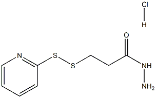 3-(2-Pyridyldithio) propionic acid hydrazide hydrochloride Structure