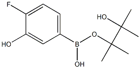 4-Fluoro-3-hydroxyphenylboronic acid pinacol ester Structure