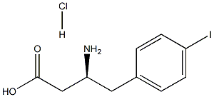4-Iodo-D-b-hoMophenylalanine hydrochloride Structure