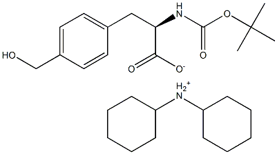 Boc-4-hydroxyMethyl-D-phenylalanine dicyclohexyl aMMoniuM salt Structure