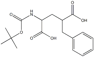 Boc-DL-glutaMic acid g-benzyl ester Structure