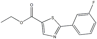 Ethyl 2-(3-fluoro-phenyl)-thiazole-5-carboxylate Structure