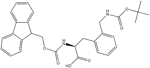 FMoc-2-(Boc-aMinoMethyl)phenylalanine Structure