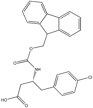 FMoc-4-chloro-L-b-hoMophenylalanine Structure