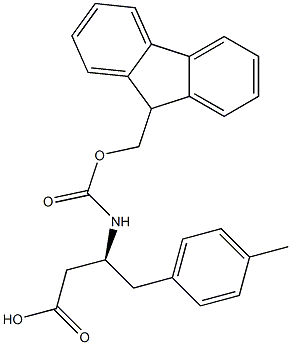 FMoc-4-Methyl-D-b-hoMophenylalanine Structure