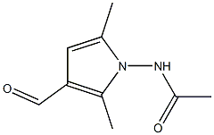 N-(3-ForMyl-2,5-diMethyl-1H-pyrrol-1-yl)acetaMide Structure