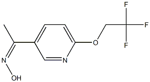 1-(6-(2,2,2-trifluoroethoxy)pyridin-3-yl)ethanone oxime 结构式