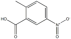 5-硝基-2-甲基苯甲酸, , 结构式