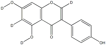 金雀异黄素D4, , 结构式