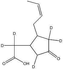 Jasmonic-d5 Acid Struktur